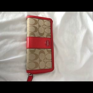 Coach large wallet